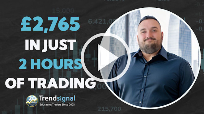 Two trades. Two hours. Nearly £3,000 profit.