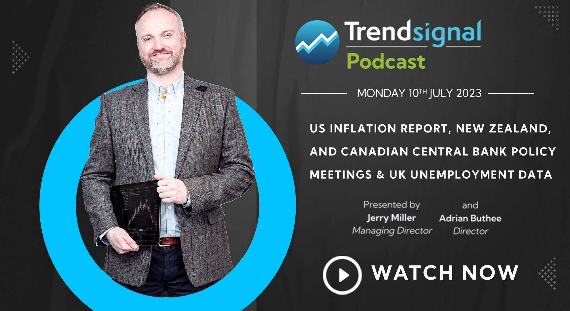 Podcast: US inflation report, New Zealand, and Canadian central bank policy meetings & UK unemployment data