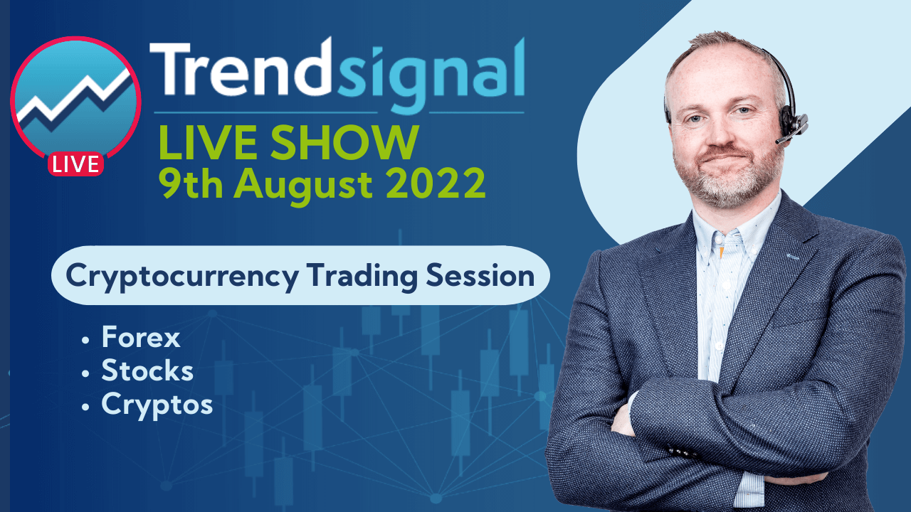 Live Screenshare: 9th August - Cryptocurrency Trading Session 