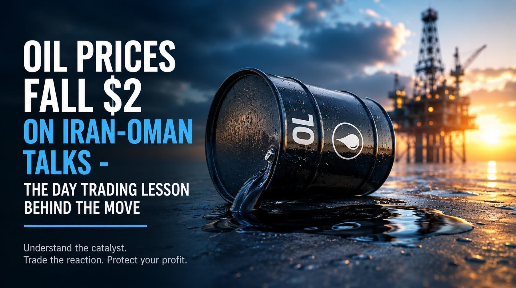 Oil Prices Fall $2 on Iran-Oman Talks - The Day Trading Lesson Behind the Move
